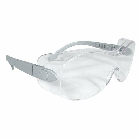 RADIANS SH6-11 Sheath OTG Safety Eyewear - Silver Frame - Clear Anti-Fog Lens SH6-11-RADIANS